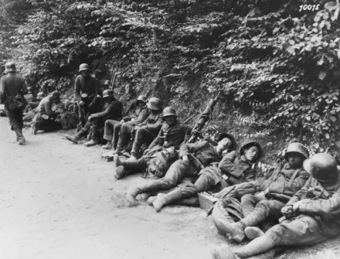 Framed Print : German infantry WWI Framed Print : German infantry WWI