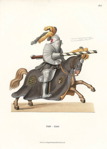 German knight in jousting armor, 16th century