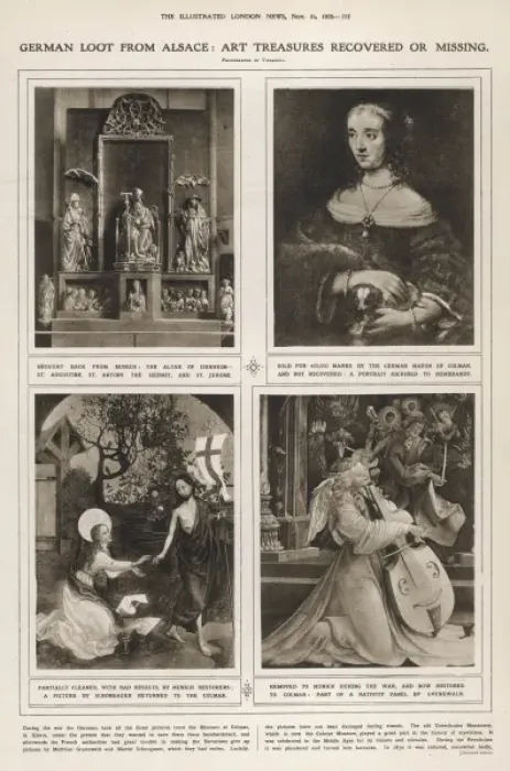Framed Print : German Looted Art Found Framed Print : German Looted Art Found