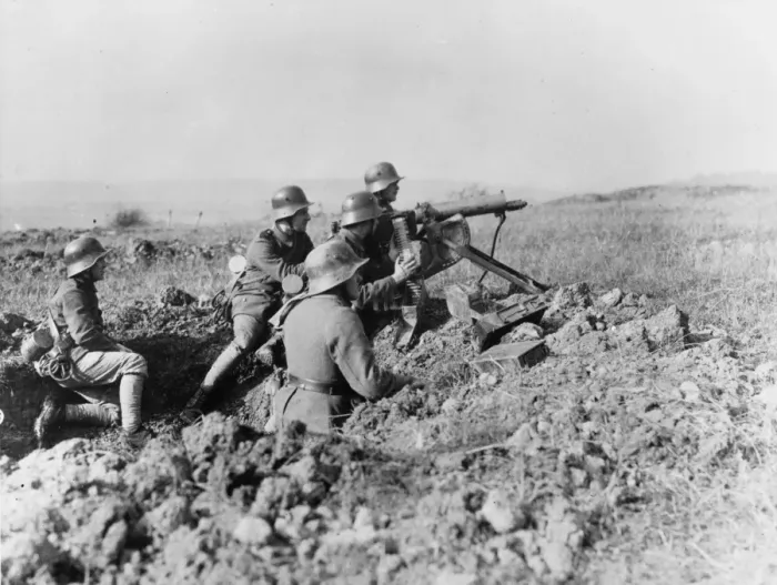 Framed Print : German machine gun WWI Framed Print : German machine gun WWI