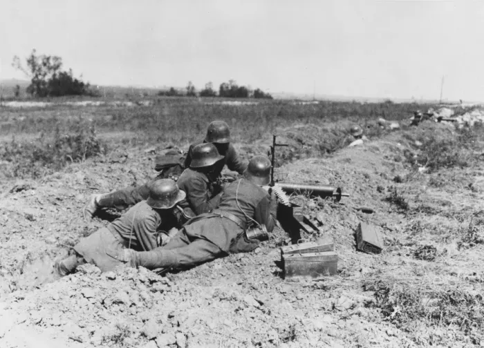 Framed Print : German machine gun WWI Framed Print : German machine gun WWI