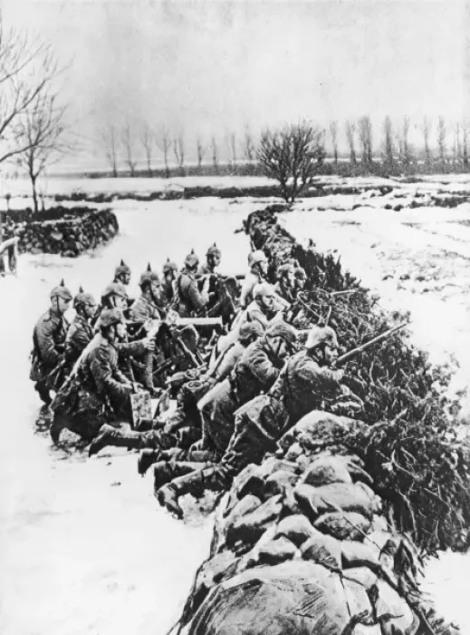 Framed Print : German machine-gunner Framed Print : German machine-gunner