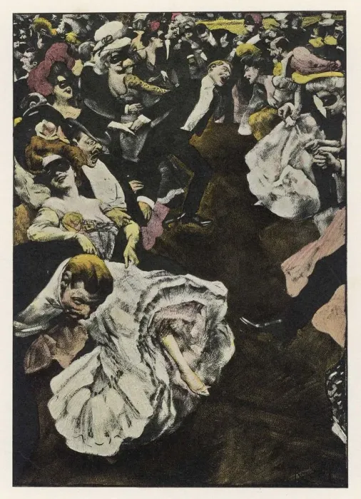 Framed Print : German Masked Ball Framed Print : German Masked Ball