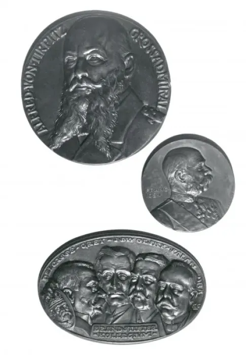 Framed Print : Three German medallions (1 of 2), WW1 Framed Print : Three German medallions (1 of 2), WW1