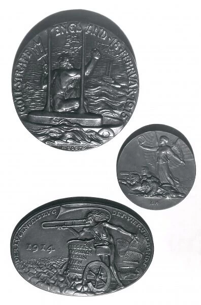 Three German medallions (2 of 2), WW1