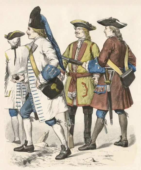 Framed Print : German Military 1738 Framed Print : German Military 1738
