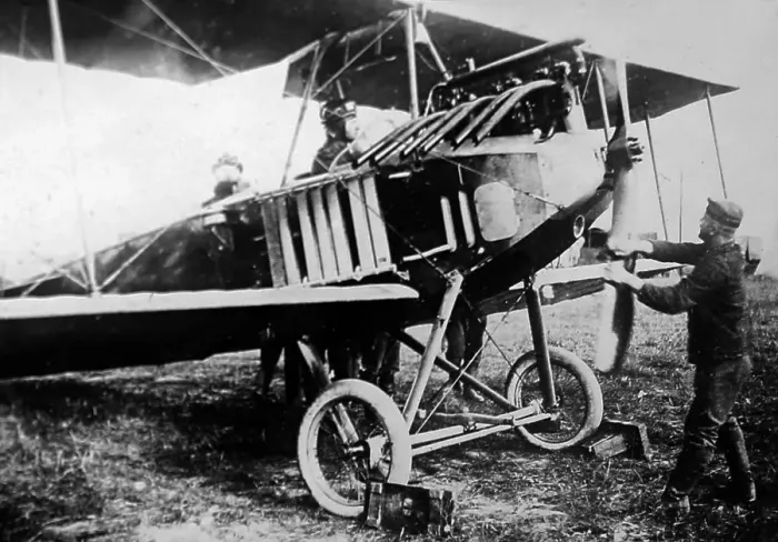 Framed Print : A German military aeroplane used for reconnaissance Framed Print : A German military aeroplane used for reconnaissance