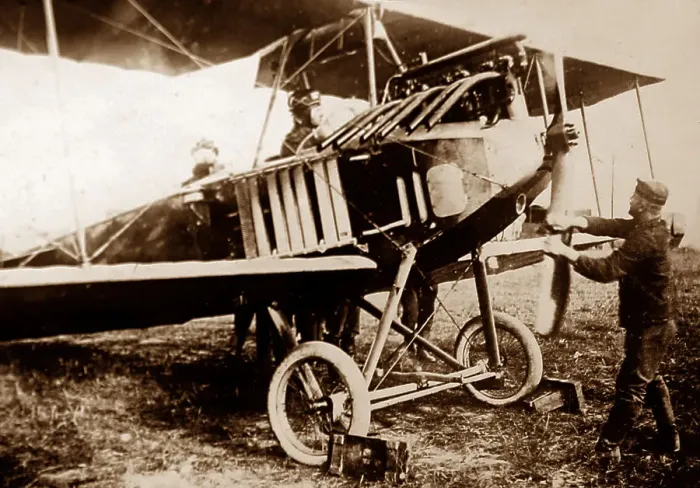 Framed Print : German military aeroplane in WW1 Framed Print : German military aeroplane in WW1