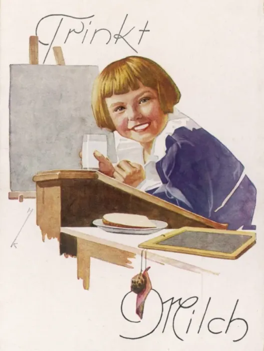 Framed Print : German Milk Promotion Framed Print : German Milk Promotion