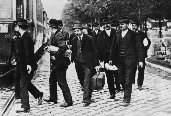 Framed Print : German mobilisation WWI Framed Print : German mobilisation WWI