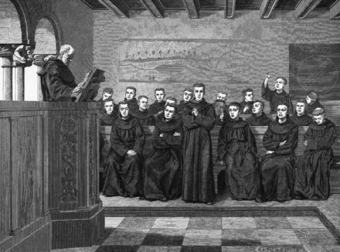 Framed Print : German Monastic School Framed Print : German Monastic School