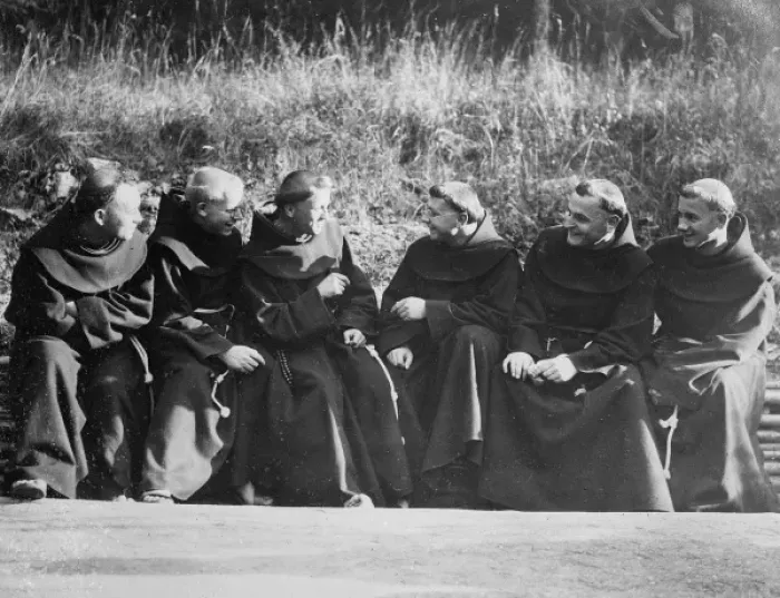Framed Print : German Monks 1930S Framed Print : German Monks 1930S