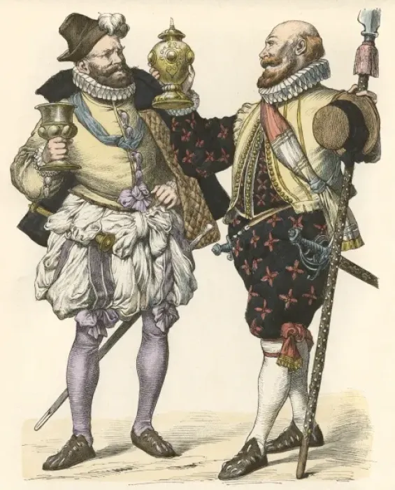 Framed Print : GERMAN NOBLES 1570-88 Framed Print : GERMAN NOBLES 1570-88