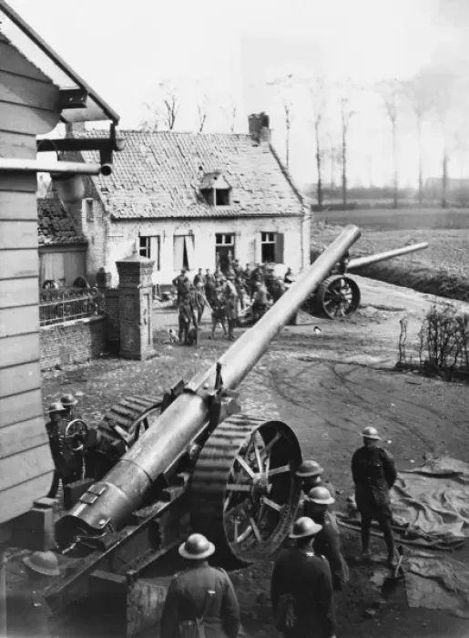 Framed Print : German offensive on the Lys Framed Print : German offensive on the Lys