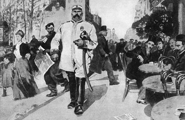 Framed Print : German Officer in Liege, Belgium - 1915 Framed Print : German Officer in Liege, Belgium - 1915