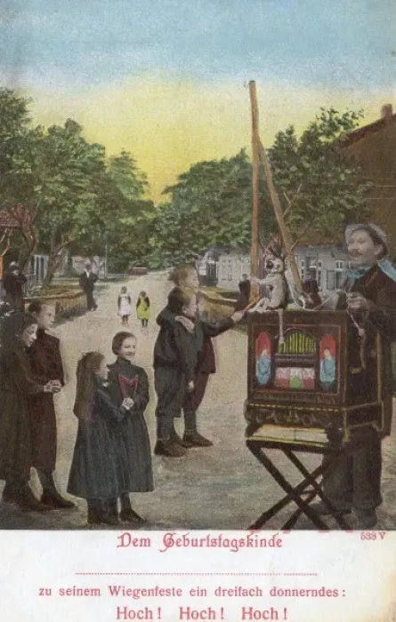 Framed Print : German Organ Grinder Framed Print : German Organ Grinder