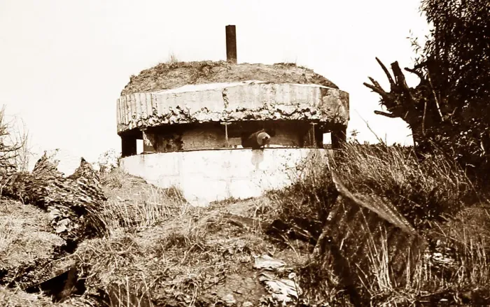 Framed Print : German pillbox at Builecourt during the First World War Framed Print : German pillbox at Builecourt during the First World War