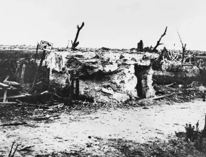 Framed Print : German pillbox WWI Framed Print : German pillbox WWI