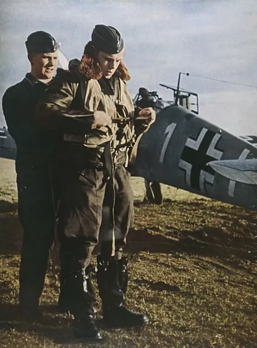 Framed Print : German Pilot Dresses Framed Print : German Pilot Dresses
