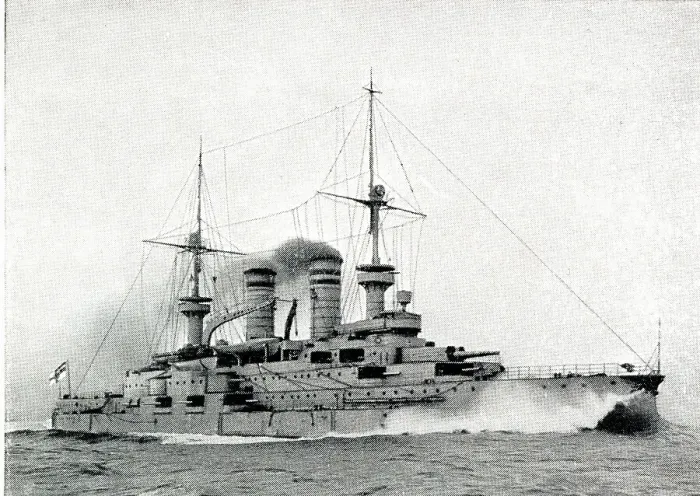 Framed Print : German pre-dreadnought battleship, SMS Zahringen Framed Print : German pre-dreadnought battleship, SMS Zahringen