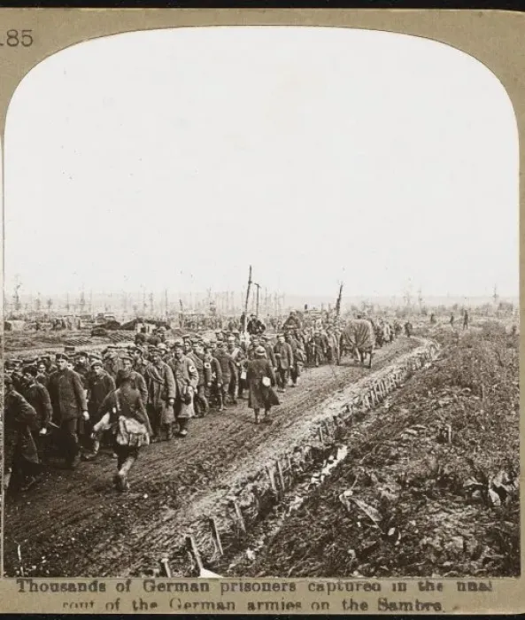 Framed Print : German Prisoners 1918 Framed Print : German Prisoners 1918