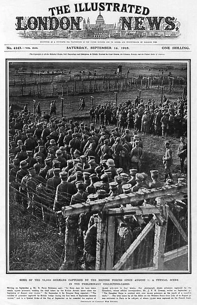 German prisoners captured in WWI, 1918