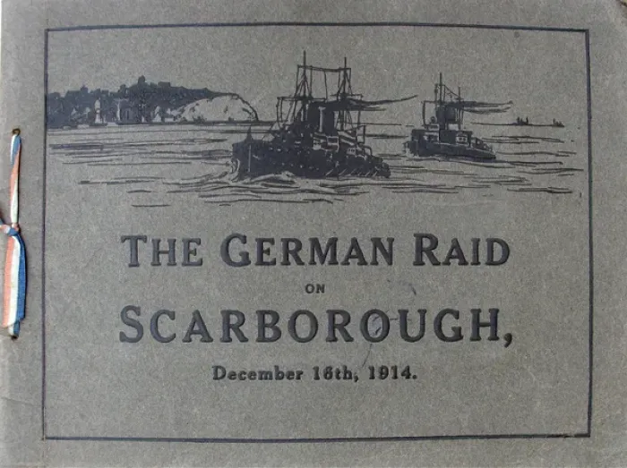 Framed Print : The German Raid on Scarborough, December 16th 1914 Framed Print : The German Raid on Scarborough, December 16th 1914