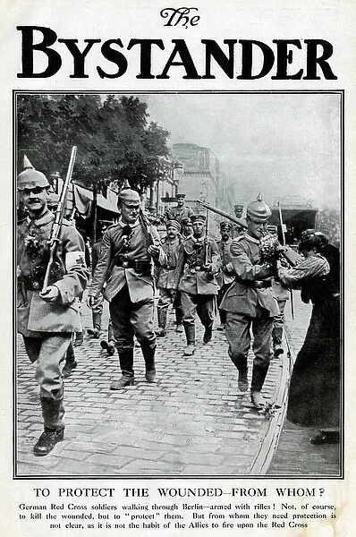 German Red Cross soldiers in Berlin, WW1