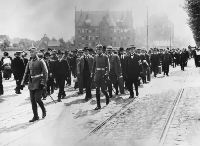 Framed Print : German reserve troops WWI Framed Print : German reserve troops WWI