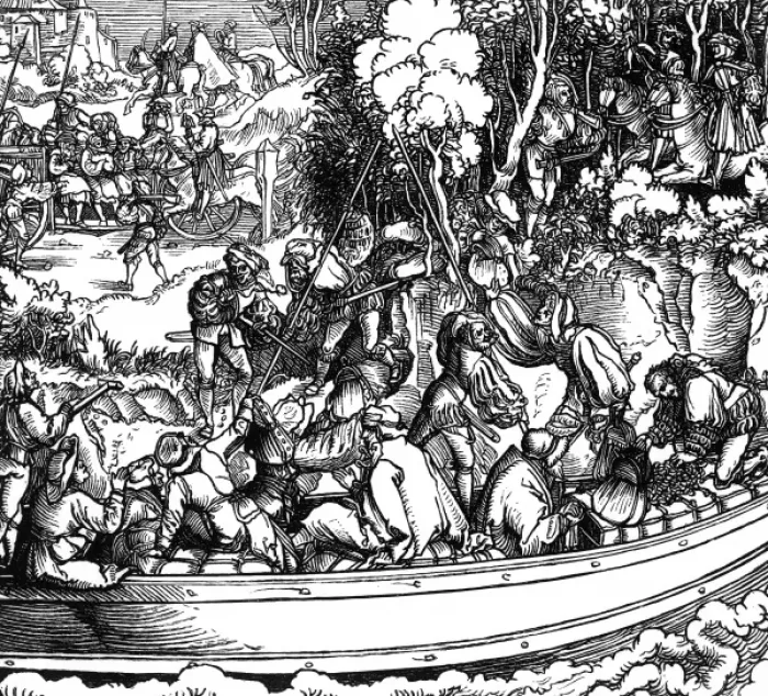 Framed Print : German robbers during the Peasants War Framed Print : German robbers during the Peasants War