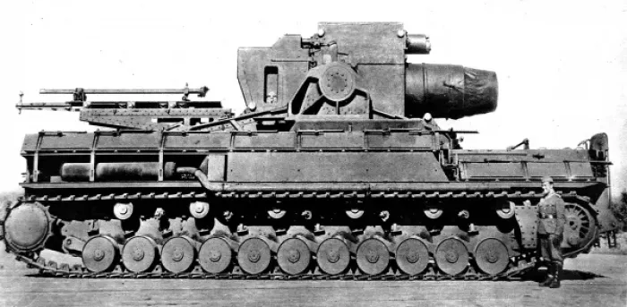 Framed Print : German Self-Propelled Mortar, Second World War, c. 1945 Framed Print : German Self-Propelled Mortar, Second World War, c. 1945