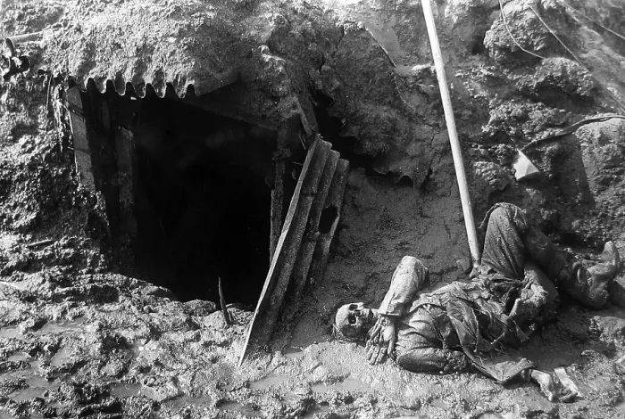 Framed Print : A German soldier at Beaumont Hamel in November 1916 Framed Print : A German soldier at Beaumont Hamel in November 1916