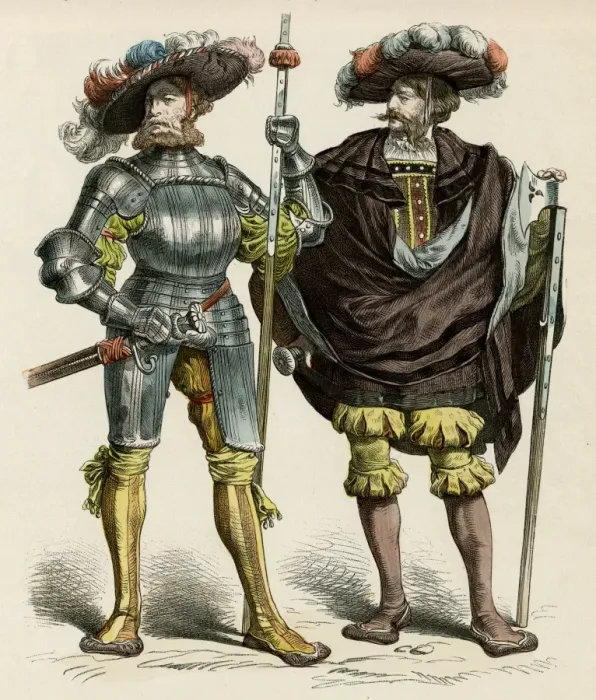 Framed Print : German Soldiers / C 1515 Framed Print : German Soldiers / C 1515