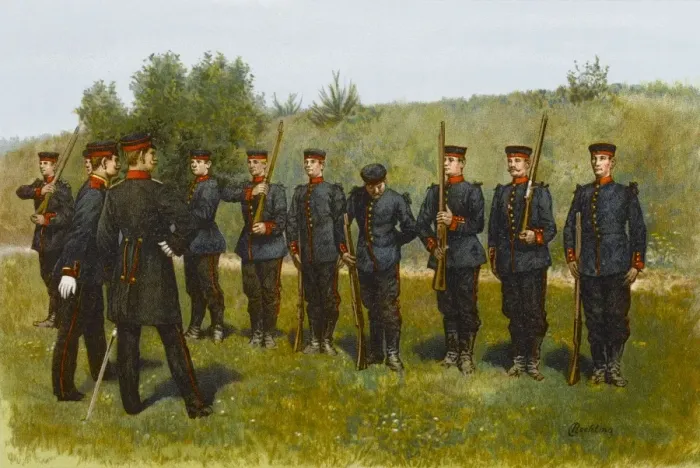 Framed Print : German Soldiers Training Framed Print : German Soldiers Training