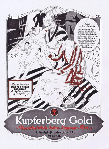 German sparkiling wine (Reisling) Kupferberg Gold