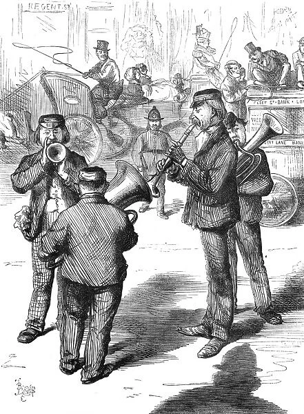 German street band, 1870