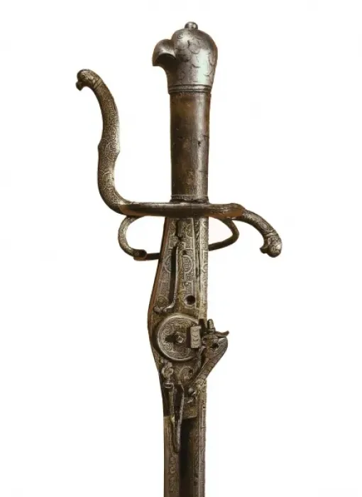 Framed Print : German swords handle (late 16th c. ). ITALY Framed Print : German swords handle (late 16th c. ). ITALY