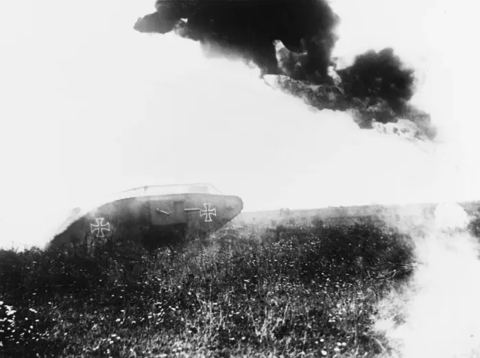 Framed Print : German Tank, 1918 Framed Print : German Tank, 1918