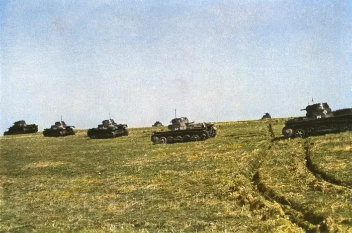 Framed Print : German Tanks in France Framed Print : German Tanks in France
