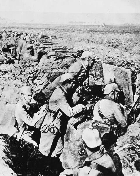 German trench WWI