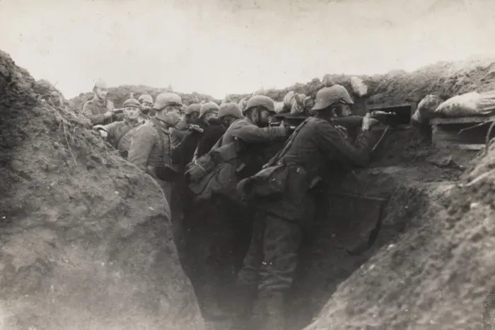 Framed Print : German trench WWI Framed Print : German trench WWI