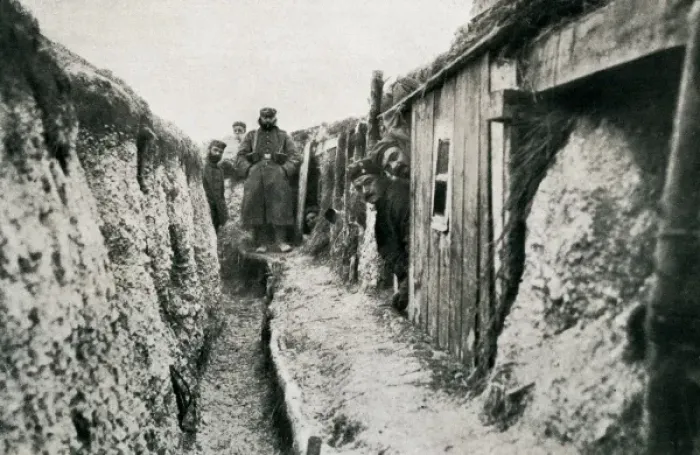 Framed Print : German Trenches Framed Print : German Trenches