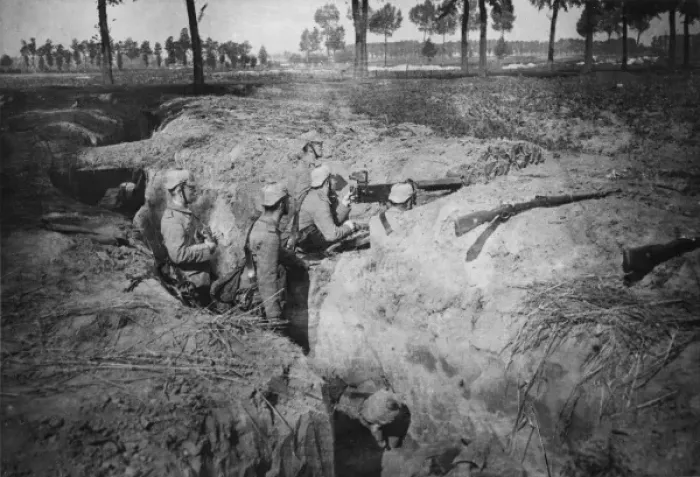 Framed Print : German Trenches WWI Framed Print : German Trenches WWI