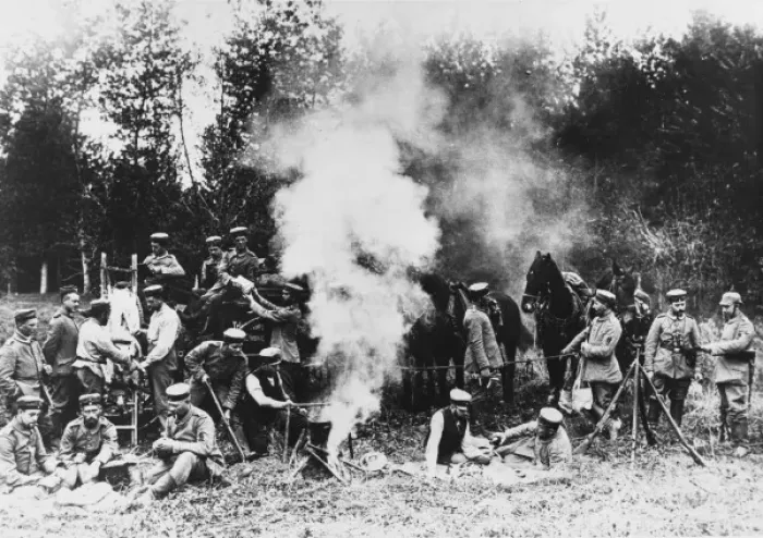 Framed Print : German troop encampment 1914 Framed Print : German troop encampment 1914