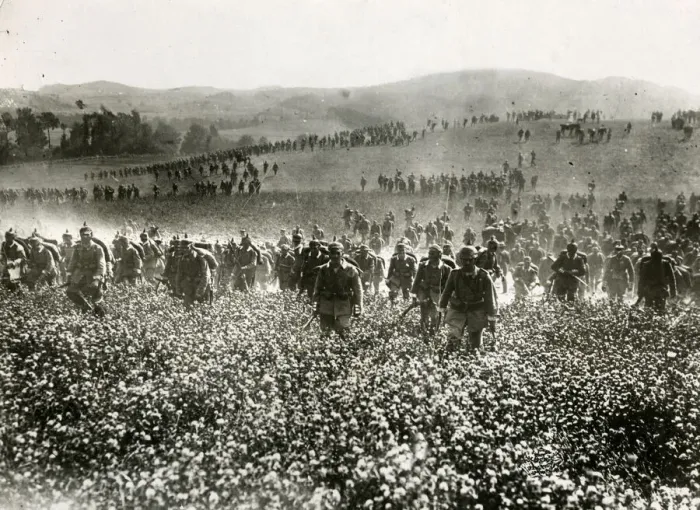 Framed Print : German troops on Western Front, France, WW1 Framed Print : German troops on Western Front, France, WW1