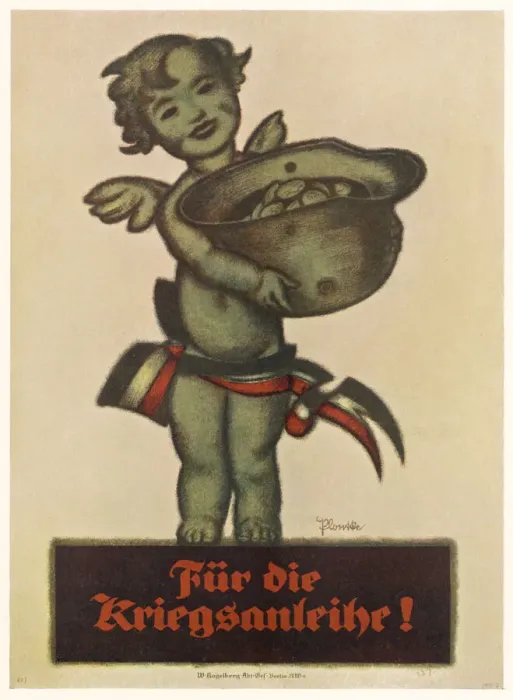 Framed Print : GERMAN WAR LOAN POSTER Framed Print : GERMAN WAR LOAN POSTER