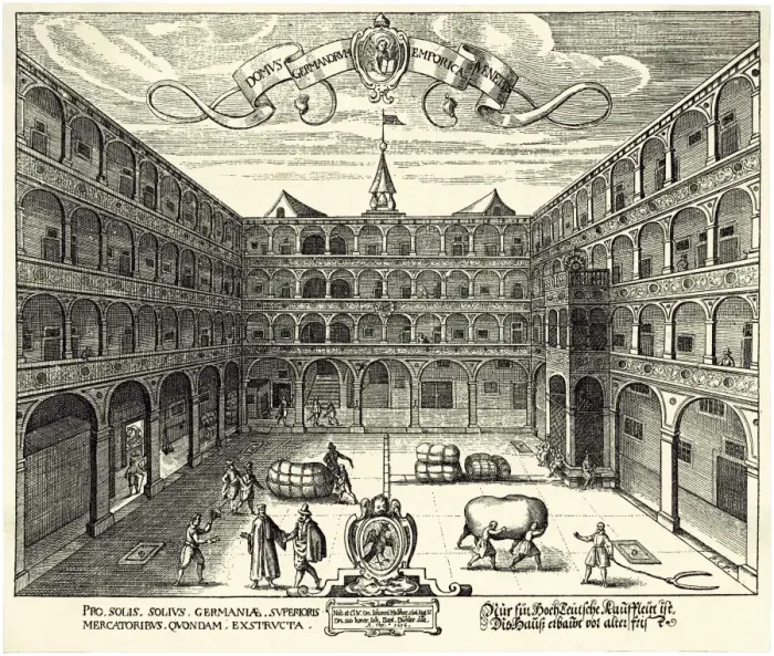 Framed Print : German Warehouse, Venice Framed Print : German Warehouse, Venice