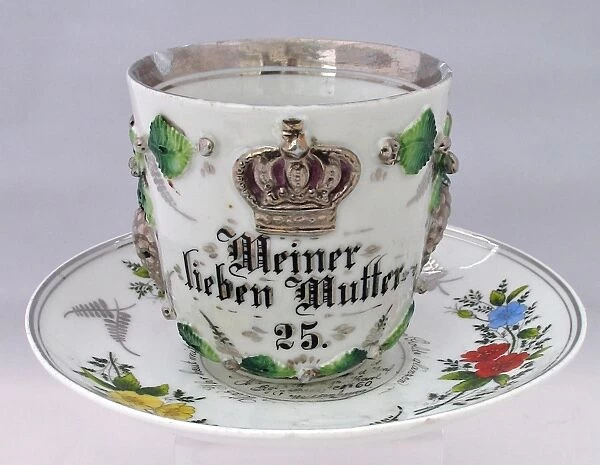 German World War One commemorative cup and saucer
