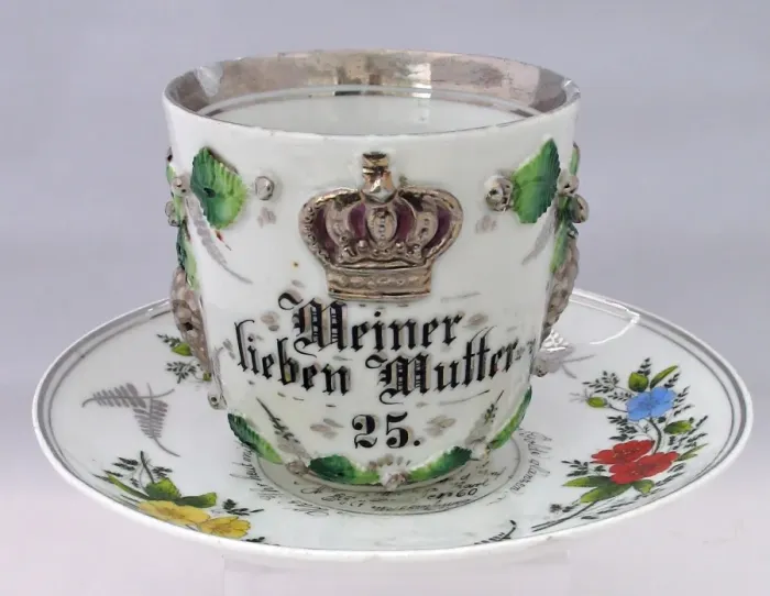 Framed Print : German World War One commemorative cup and saucer Framed Print : German World War One commemorative cup and saucer