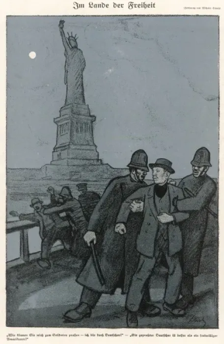Framed Print : Germans Arrested Framed Print : Germans Arrested